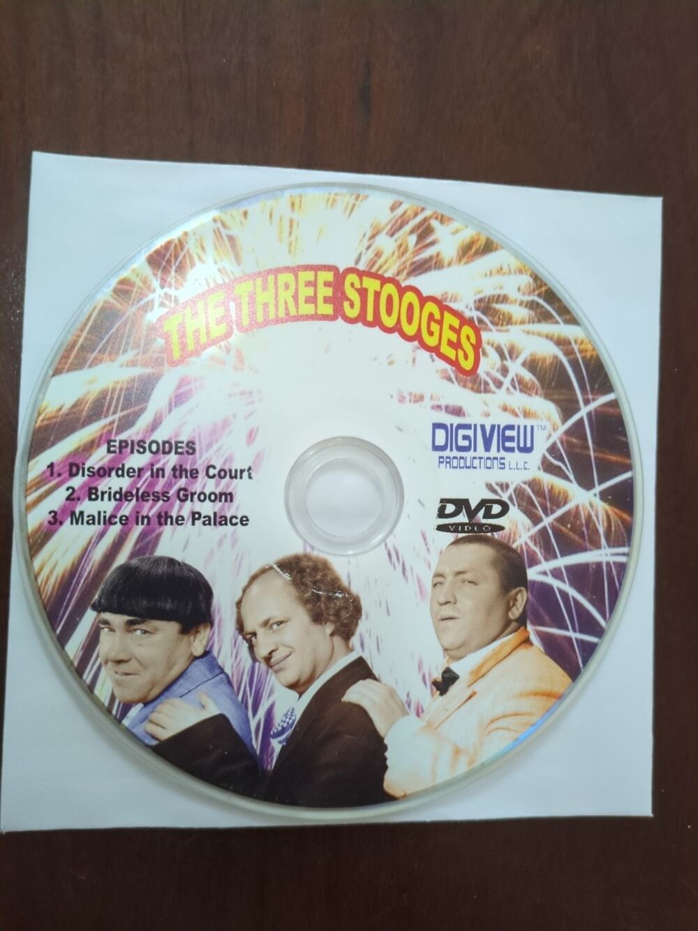 The Three Stooges (DVD, 2006), LARRY MOE AND CURLY, 3 EPISODES disc only